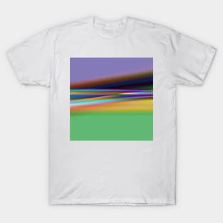 red blue green texture art T-Shirt